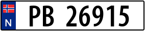 Truck License Plate